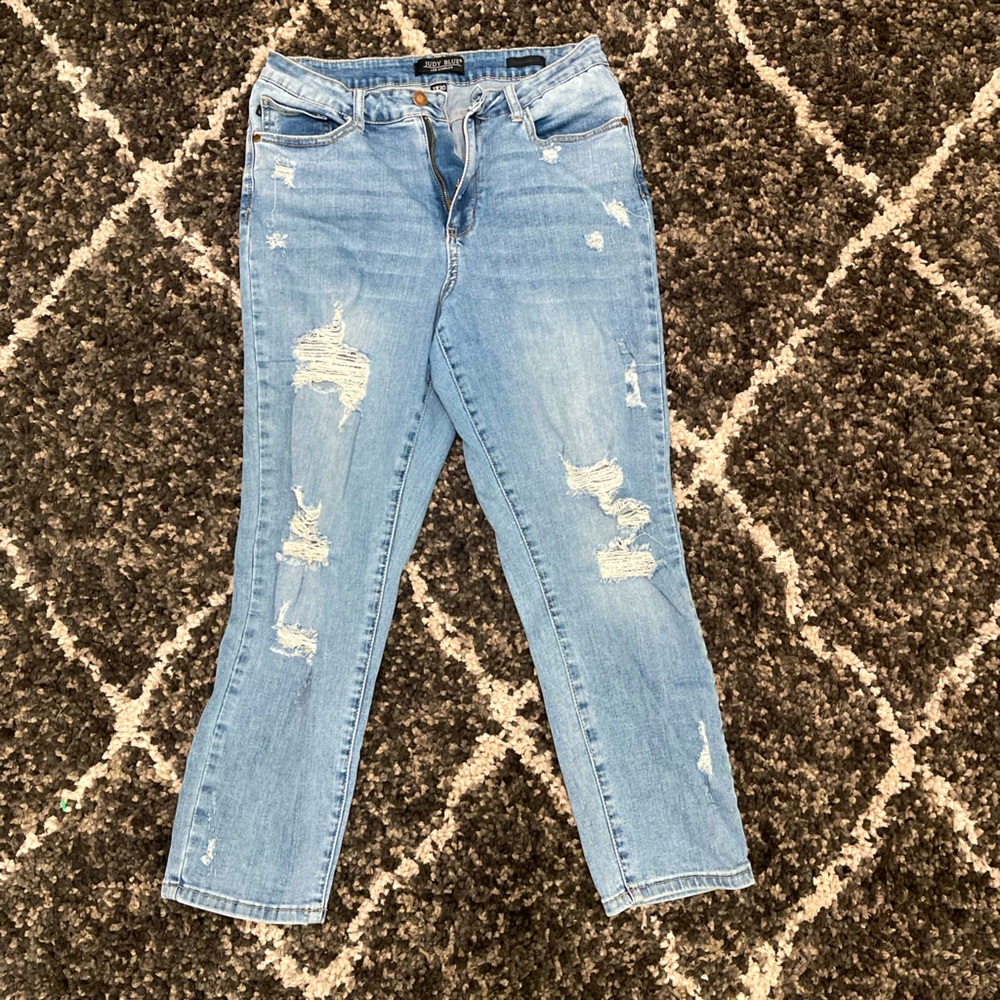 Judy Blue ripped ladies denim size 11